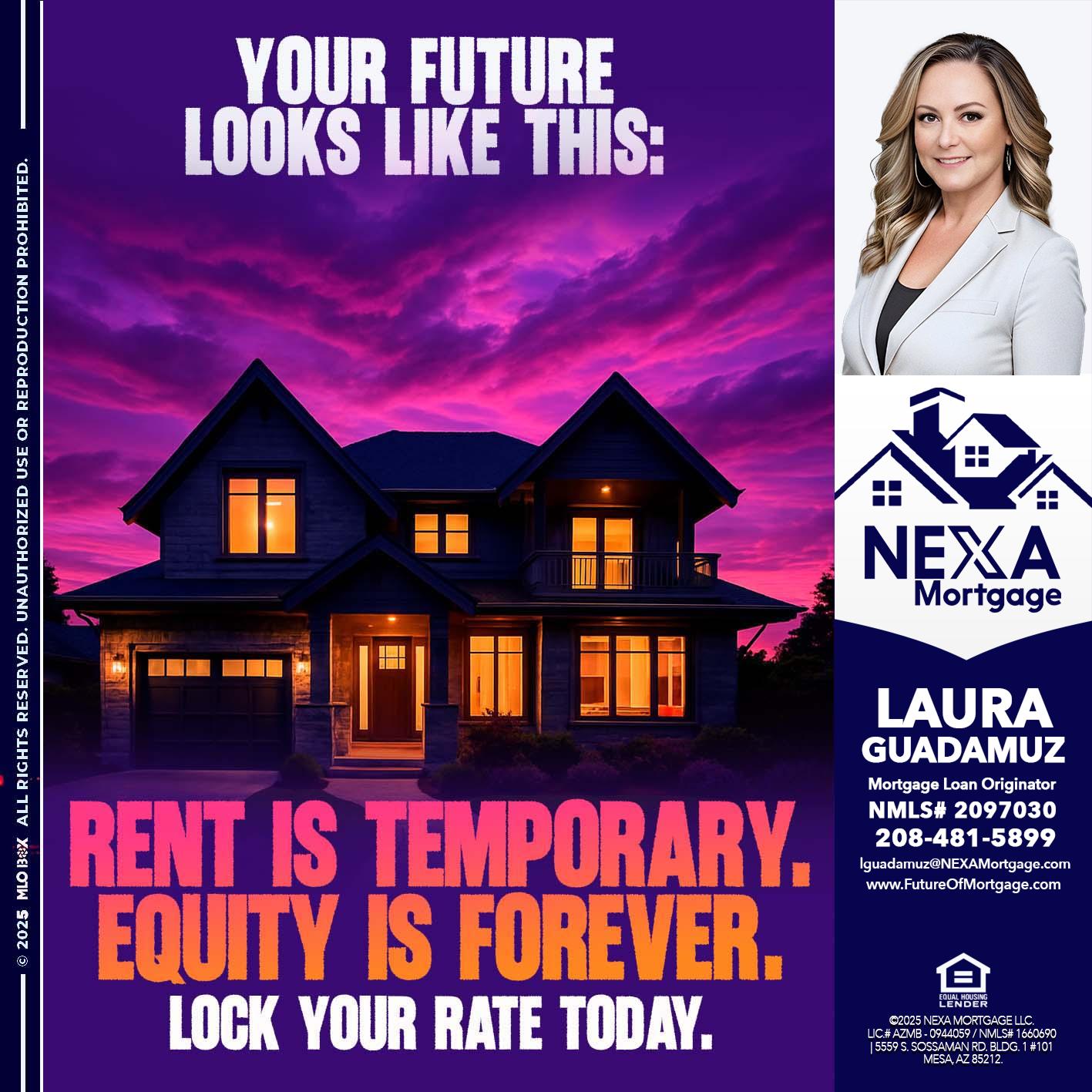 YOUR FUTURE - Laura Guadamuz -Mortgage Loan Originator