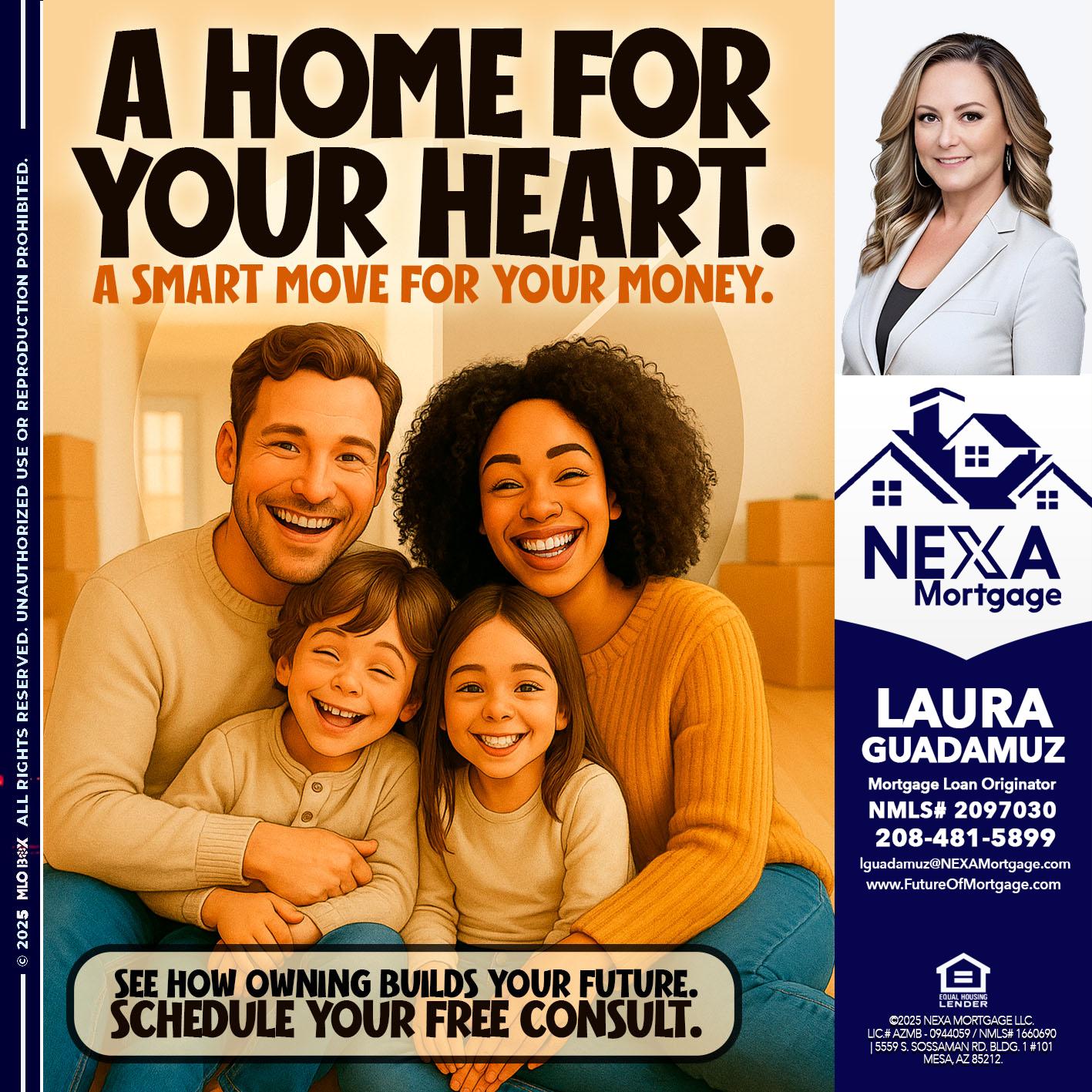 A HOME FOR - Laura Guadamuz -Mortgage Loan Originator