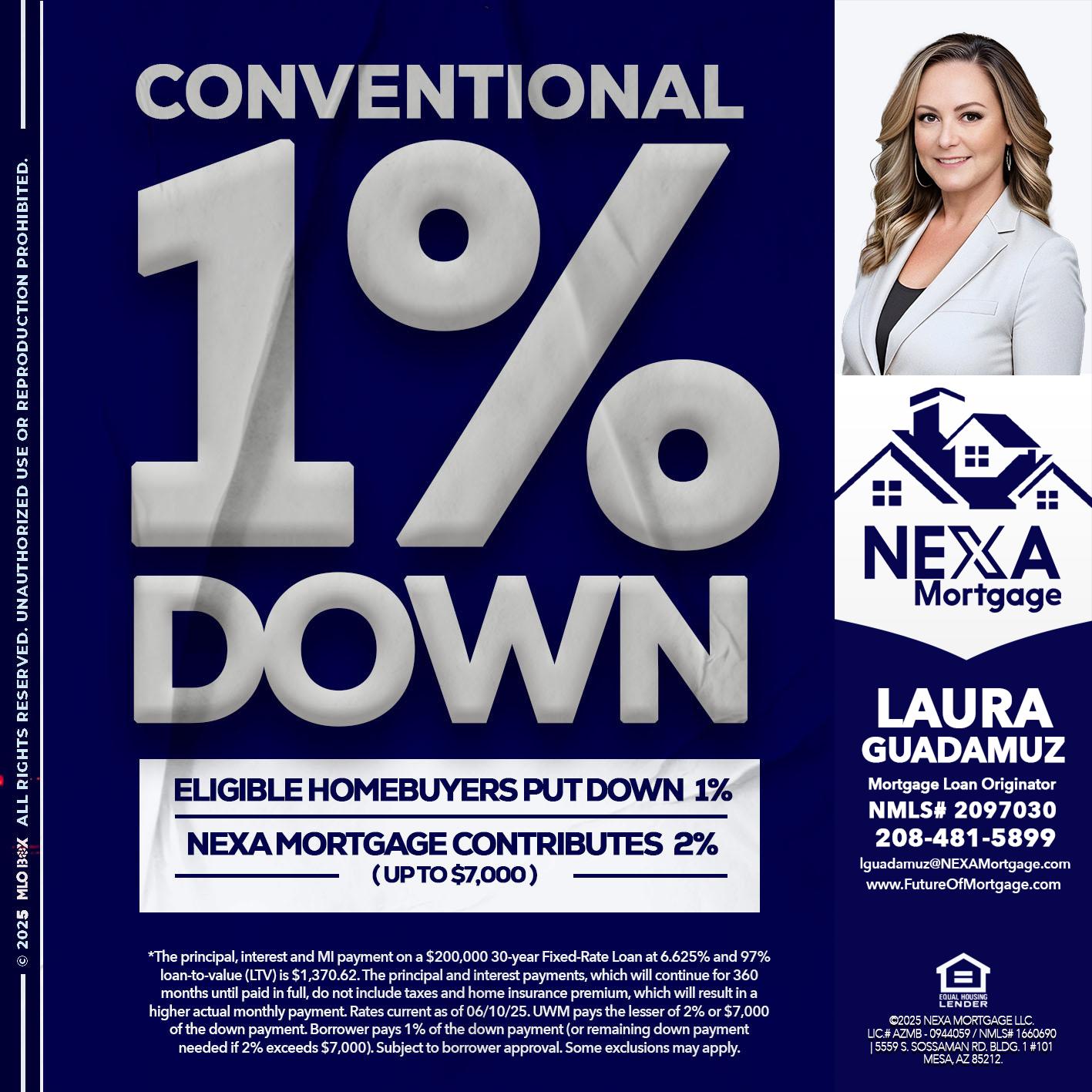 CONVENTIONAL - Laura Guadamuz -Mortgage Loan Originator
