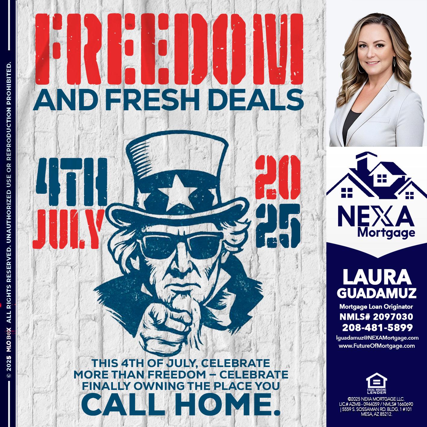 FREEDOM - Laura Guadamuz -Mortgage Loan Originator