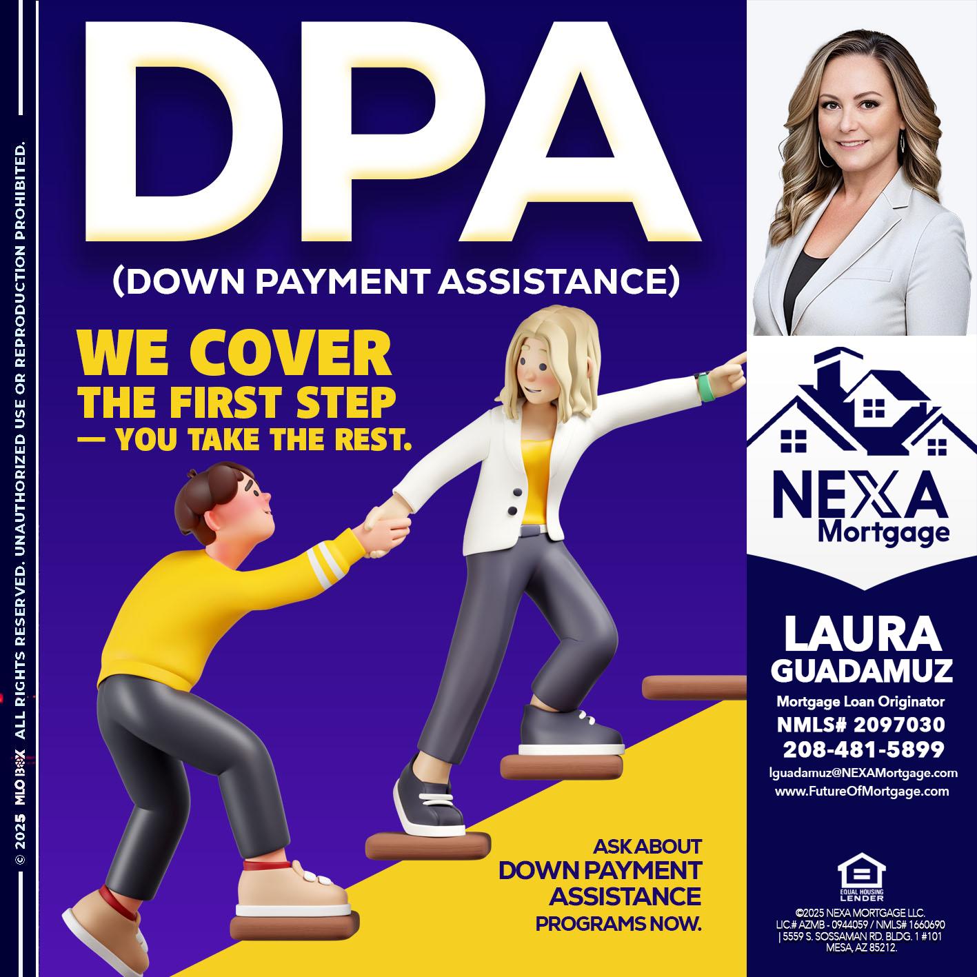 DPA LOANS - Laura Guadamuz -Mortgage Loan Originator