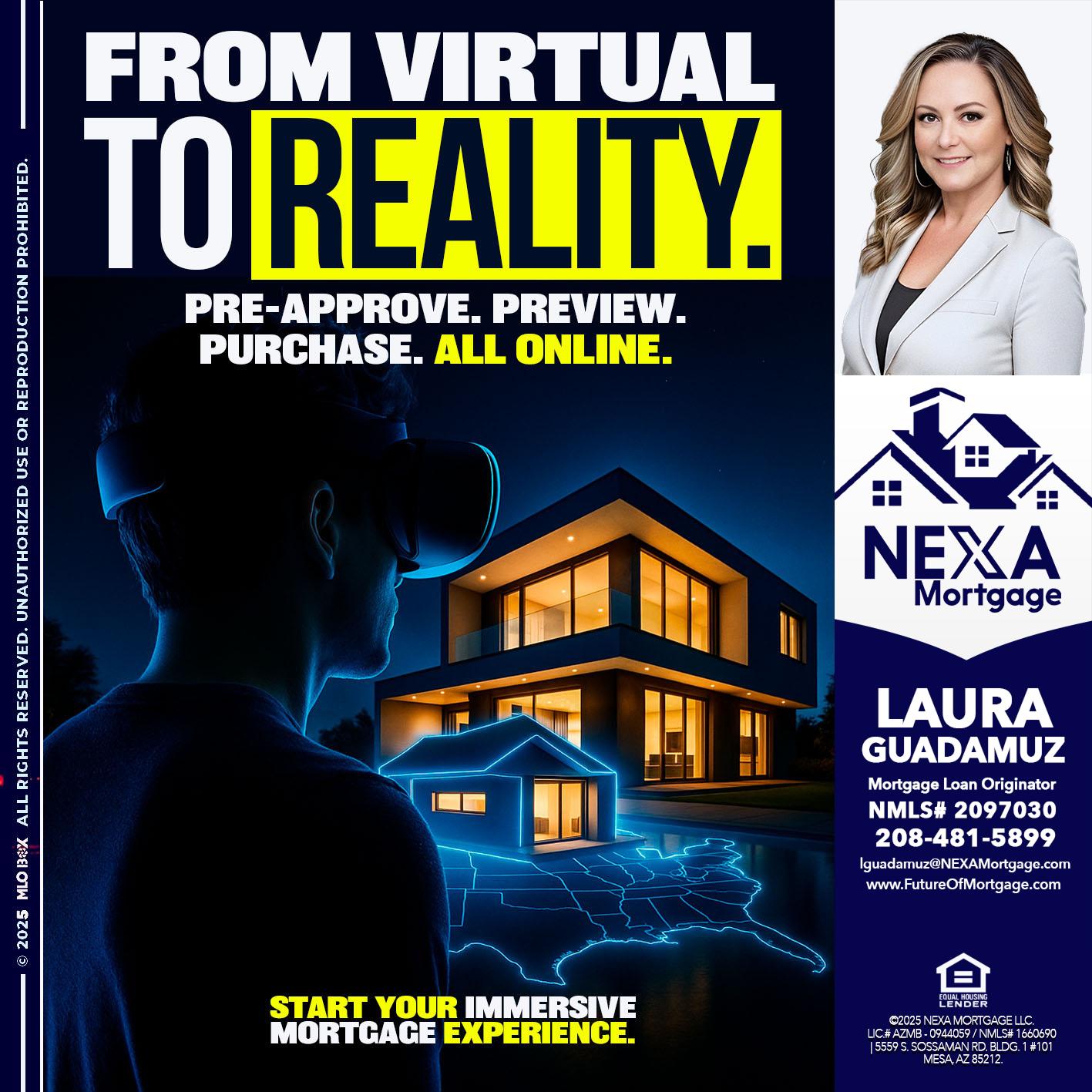 FROM VIRTUAL - Laura Guadamuz -Mortgage Loan Originator