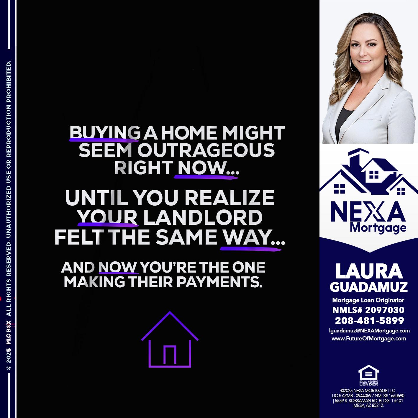 BUYING A HOME - Laura Guadamuz -Mortgage Loan Originator