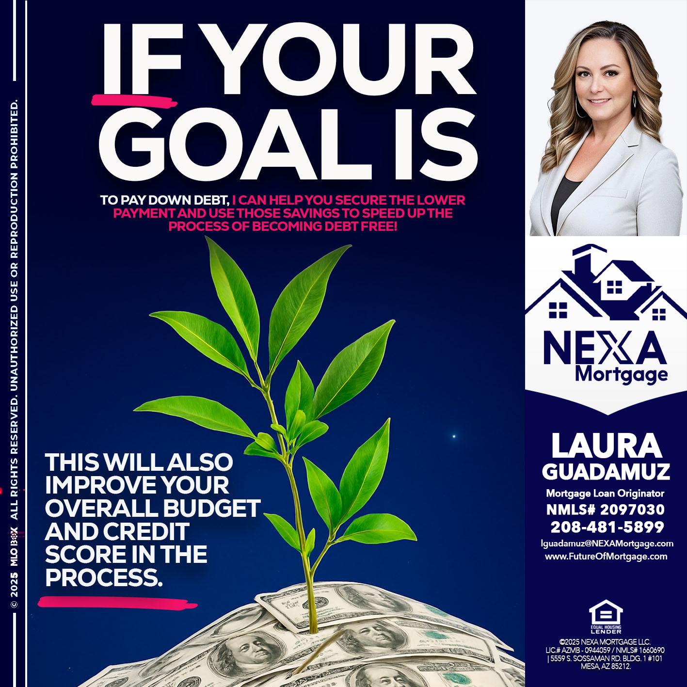 if your goal is - Laura Guadamuz -Mortgage Loan Originator