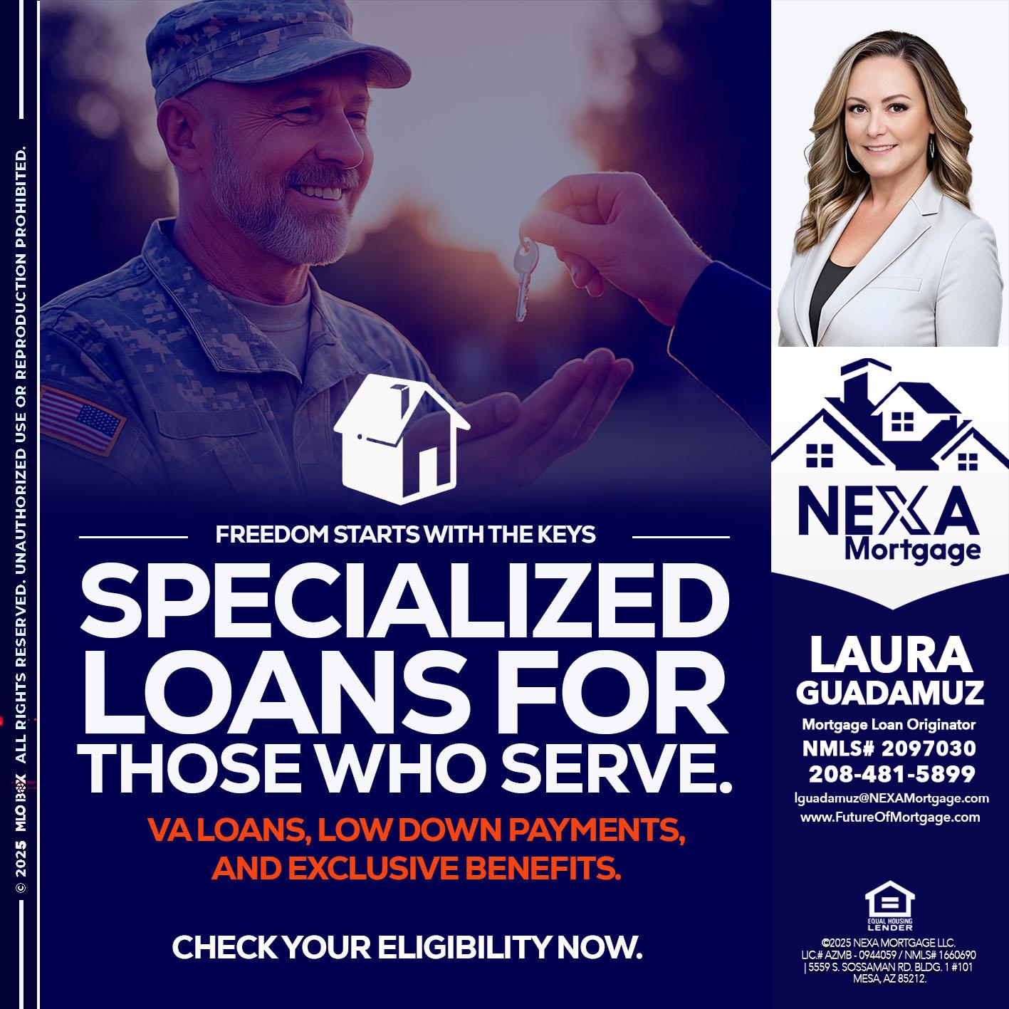 SPECIALIZED LOANS - Laura Guadamuz -Mortgage Loan Originator