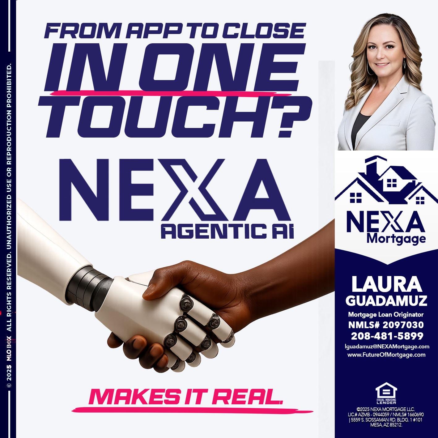 IN ONE TOUCH - Laura Guadamuz -Mortgage Loan Originator