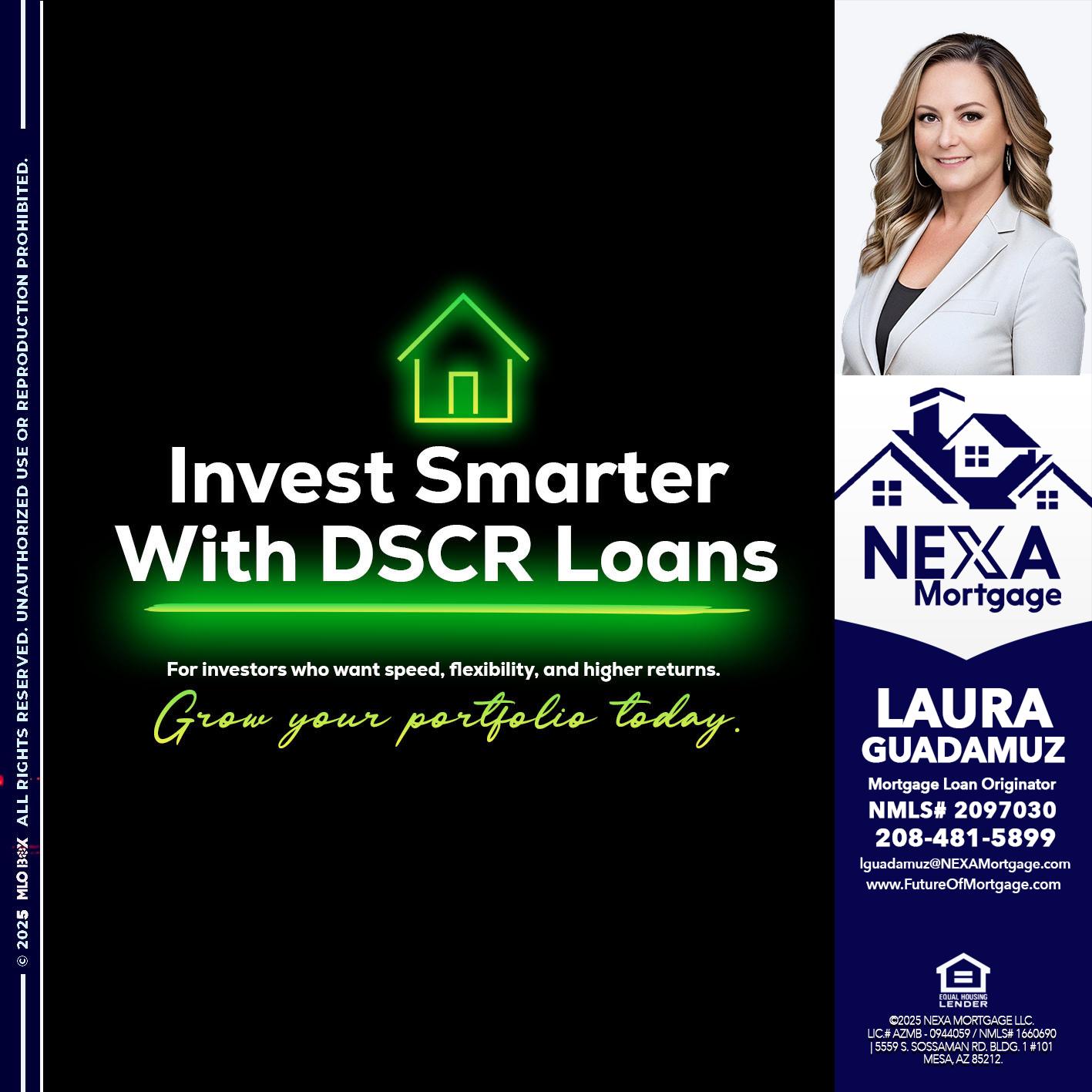 invest smarter - Laura Guadamuz -Mortgage Loan Originator