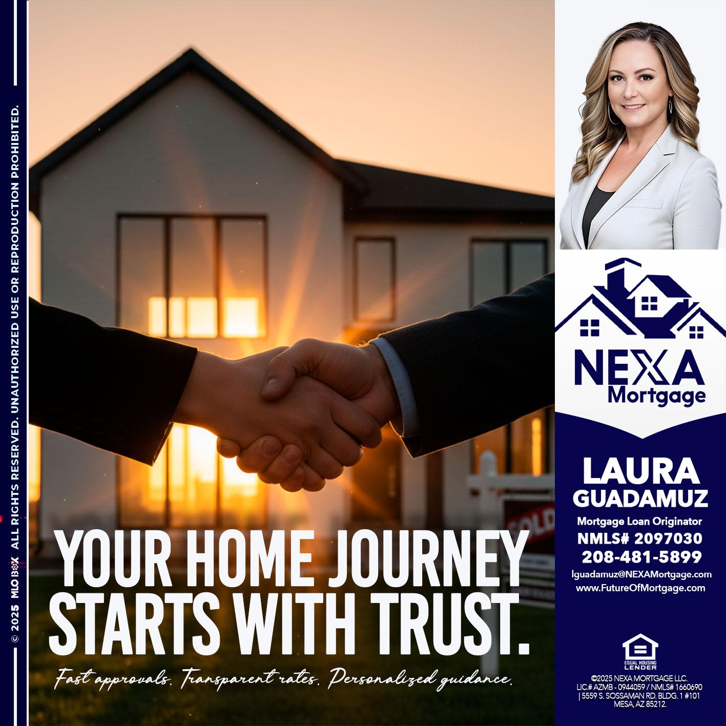 your home - Laura Guadamuz -Mortgage Loan Originator