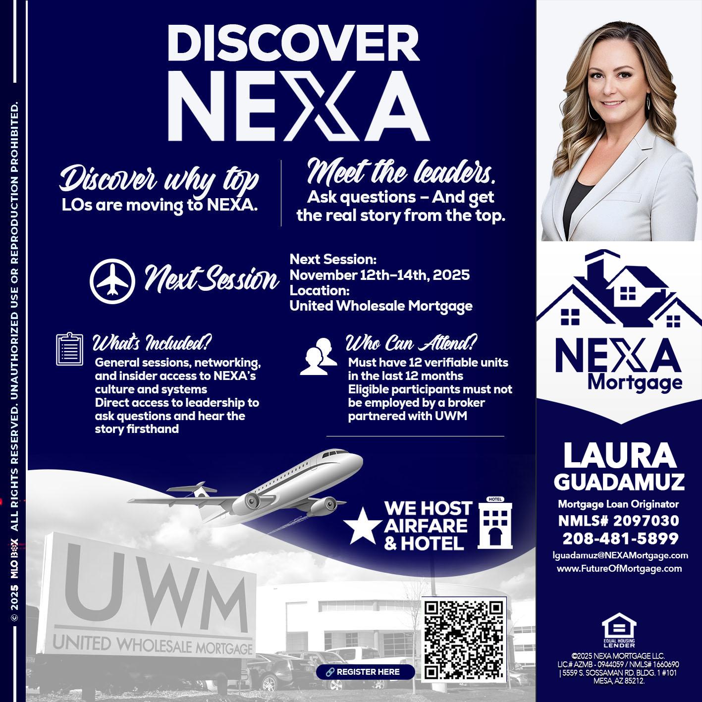DISCOVER NEXA - Laura Guadamuz -Mortgage Loan Originator