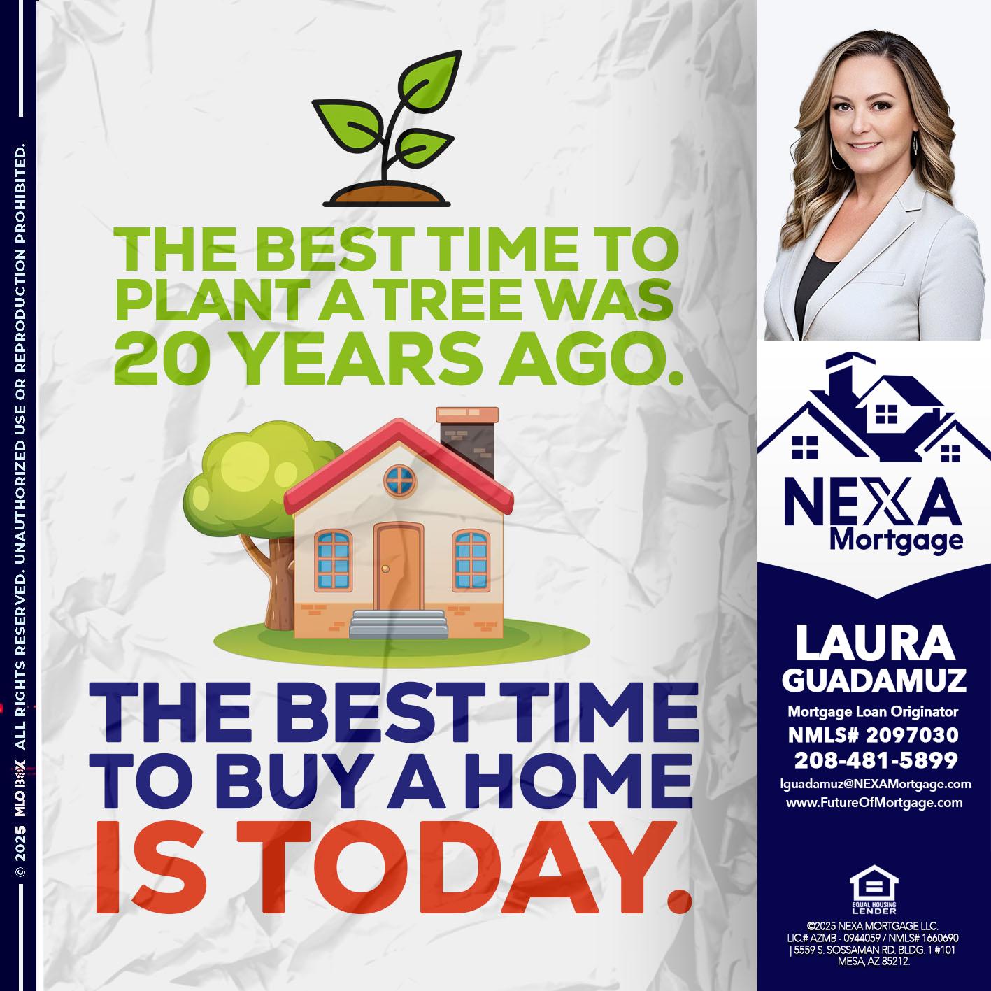 BEST TIME TO - Laura Guadamuz -Mortgage Loan Originator
